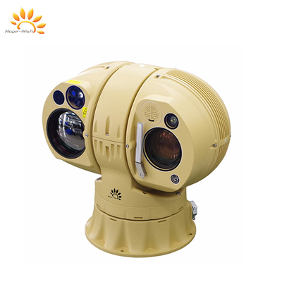 640 x 512 PTZ-Thermalkamera mit GPS-Positionierungsgenauigkeit von 10 Metern für Überwachung