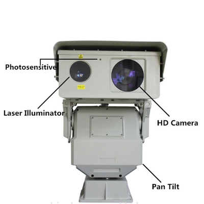 Infrarotlaser-Kamera der 1KM Sicherheits-lange Strecken-PTZ mit Belichtungseinheit 808nm IR