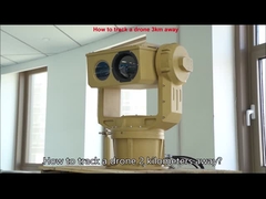 Lange Strecken-InfrarotÜberwachungskamera des Militärgrad-thermische Überwachungssystem-PTZ