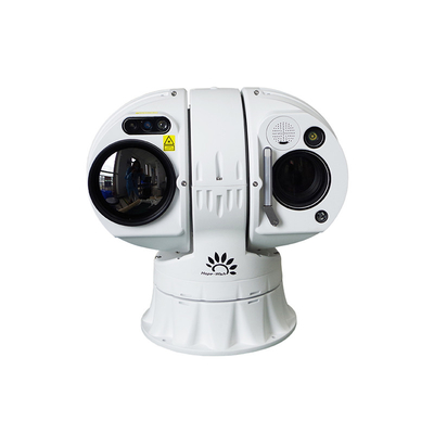 5-10km Nachweiskreis 25° Sichtfeld Thermalkamera mit manuellem Fokus Multi-Sensor IOT Smart-Kamera