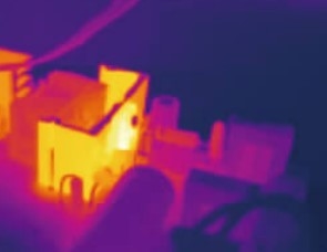 Handheld Temperatur-Werkzeug-Thermalkamera Leichtgewicht IR-Fotokamera für 2 km Detektionsdistanz