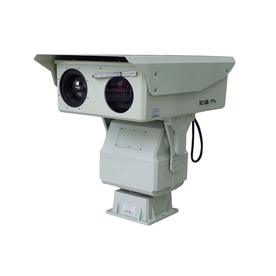 360° Panoring 20x Optical Zoom Langstrecken-Doppelsensor Thermal Ptz Kamera mit automatischem / manuellem Fokus