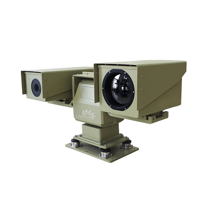 Militärische Ptz-Infrarot-Wärmebildkamera Dualsensor mit 9 Hz Bildrate