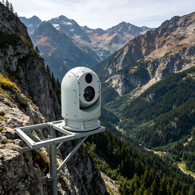 Ungekühlte Sensor-Wärmeschutzkamera für Überwachung und Umfangssicherheit