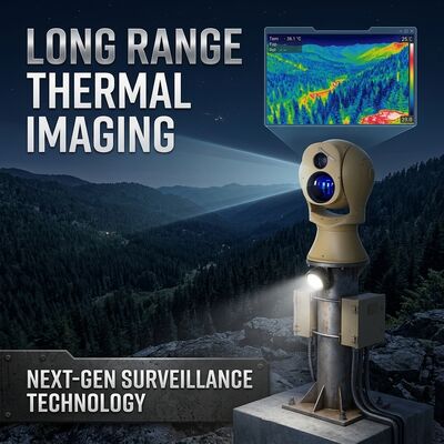 Multispektrale optoelektronische Plattform Langstrecken-Infrarotkamera mit thermischem Objektiv