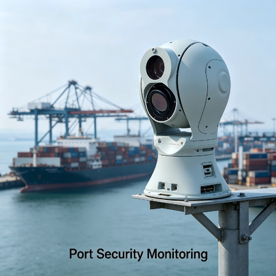 Langstrecken-PTZ-Kamera Intelligenter Dual-Sensor Optische Plattform PTZ-Überwachungskamera
