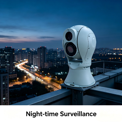 Langstrecken-PTZ-Kamera Intelligenter Dual-Sensor Optische Plattform PTZ-Überwachungskamera