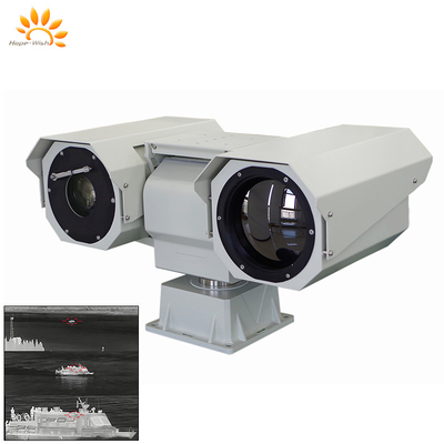 Langstrecken-Doppelsensor PTZ-Wärmekamera Laser 360 Grad für verbesserte Sicherheit und Überwachung